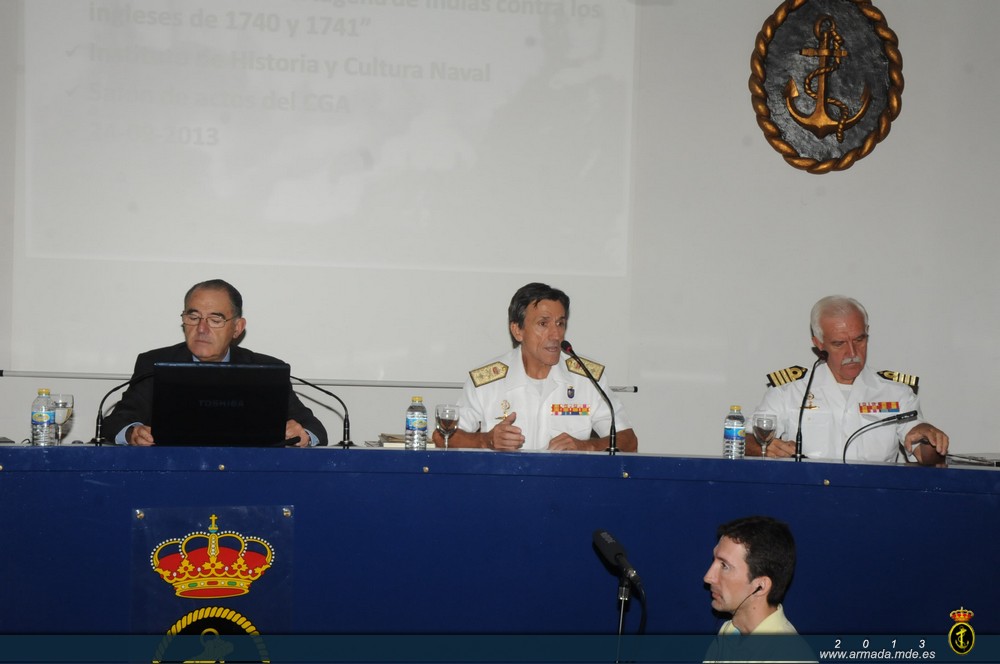 Conferencia sobre Blas de Lezo en el Cuartel General de la Armada